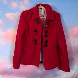 Red Peacoat